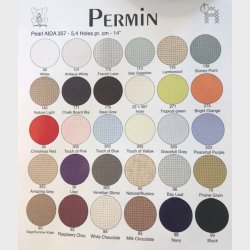 1 stk. aida 43x50 cm