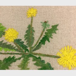 643 Naturlige blomster - Frit h�ndbroderi 
